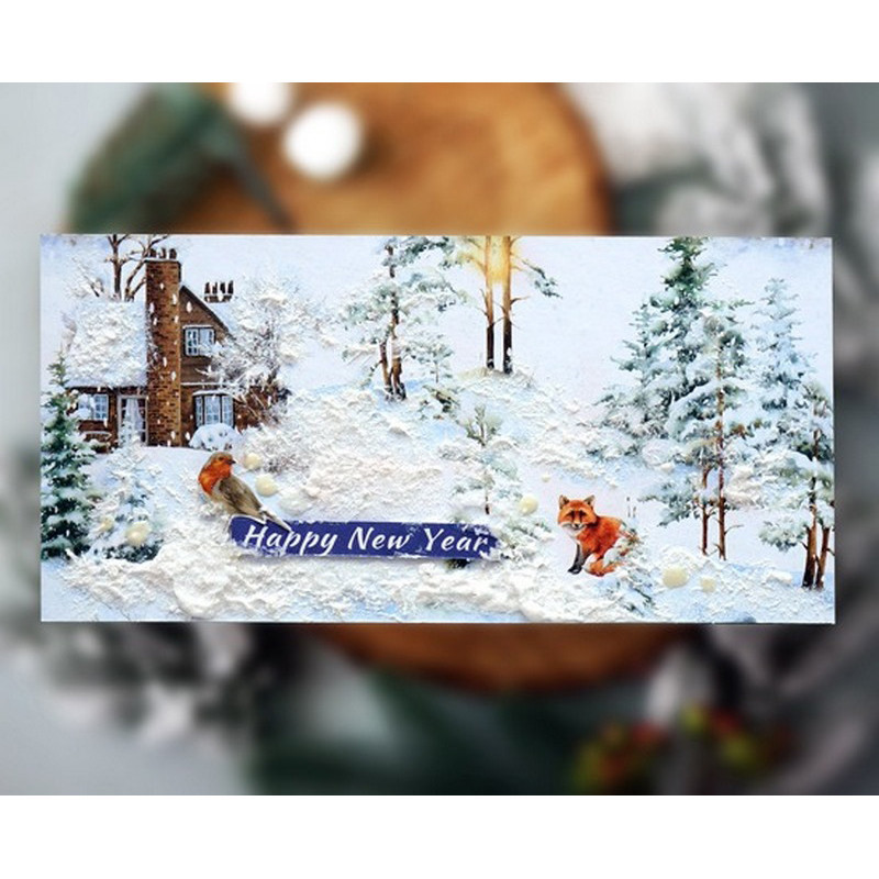 Набор для создания 2 шт поздравительных открыток на подставках 