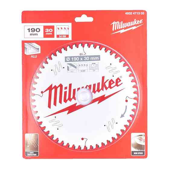 Диск пиляльний PFTE MILWAUKEE, діаметр 190х30х2,4мм, 54 зуб. Одеса