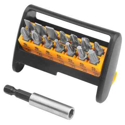 Набір біт Tolsen SL-PH-PX-Tx25 мм з магнітним тримачем, 15 пред. (20365) Вінниця