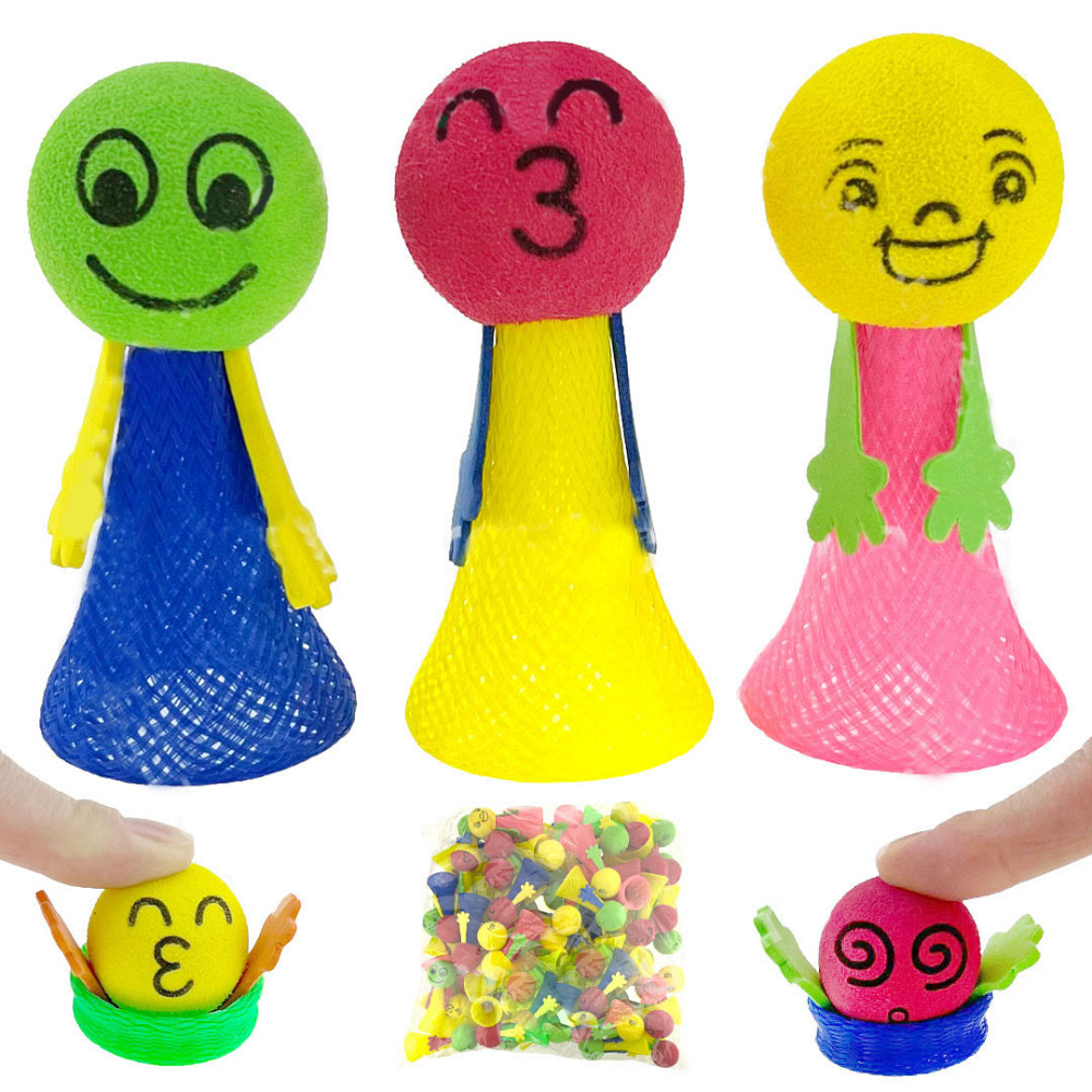 Іграшка стрибун воланчик прикол 100 шт Київ - фото 1