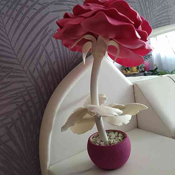 Світильник-нічник "Пурпурна троянда" Дніпро