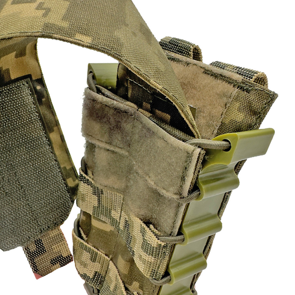 Підсумок під 1 магазин корпусний з клапаном Піксель Cordura Киев - изображение 4
