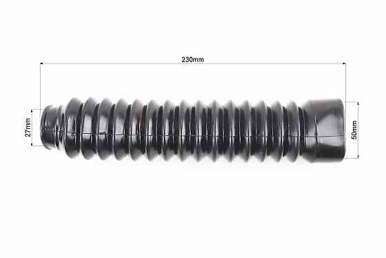 Гофра переднього амортизатора d=30/50; L=230mm к-кт 2шт, ЧОРНИЙ Бершадь