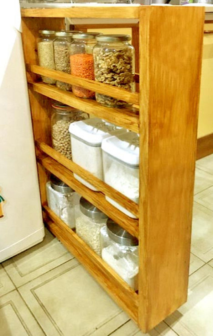 Выдвижной стеллаж 