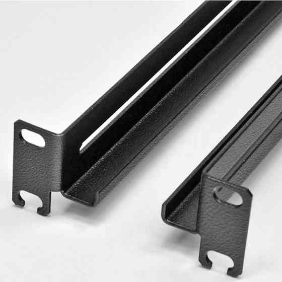 Лапи подовжені для полиці CMS UA-SH4-XLB 19" 4 точки кріплення, комплект 2 шт., чорні Київ