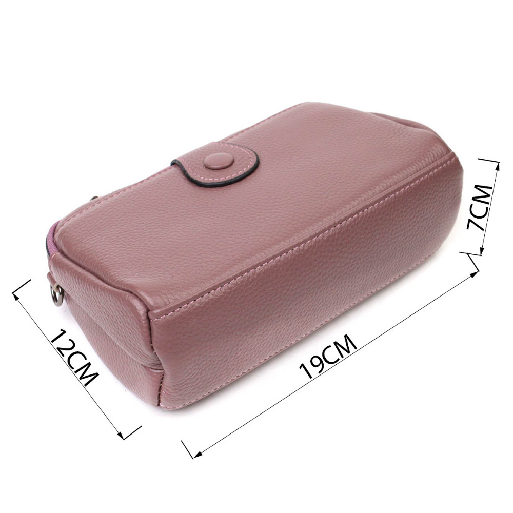 Замечательная сумка-клатч в стильном дизайне из натуральной кожи 22126 Vintage Пудровая Киев - изображение 4