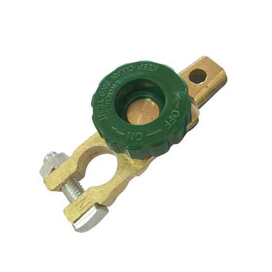 Клемма минусовая для автомобильного АКБ с выключателем массы 6-24В, металлическая, антикоррозийная Киев