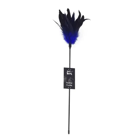 Лоскітка синя Art of Sex - Feather Paddle, перо молодого півня Львів