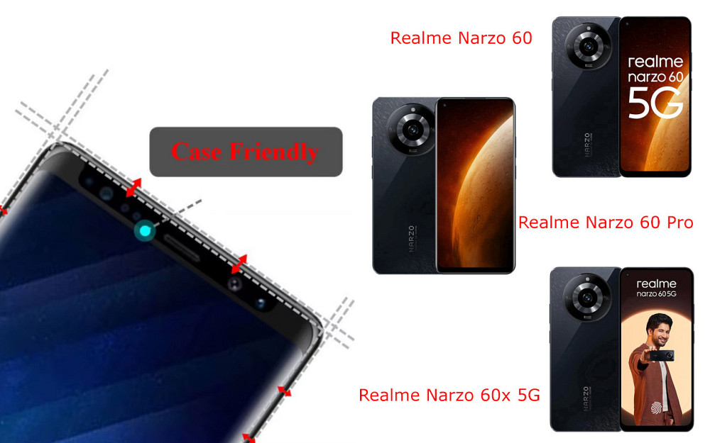 Захисне скло HyperGlass Pro для Realme Narzo 60, Narzo 60 Pro, Narzo 60x 5G – максимальна чутливість та захист Київ - фото 4