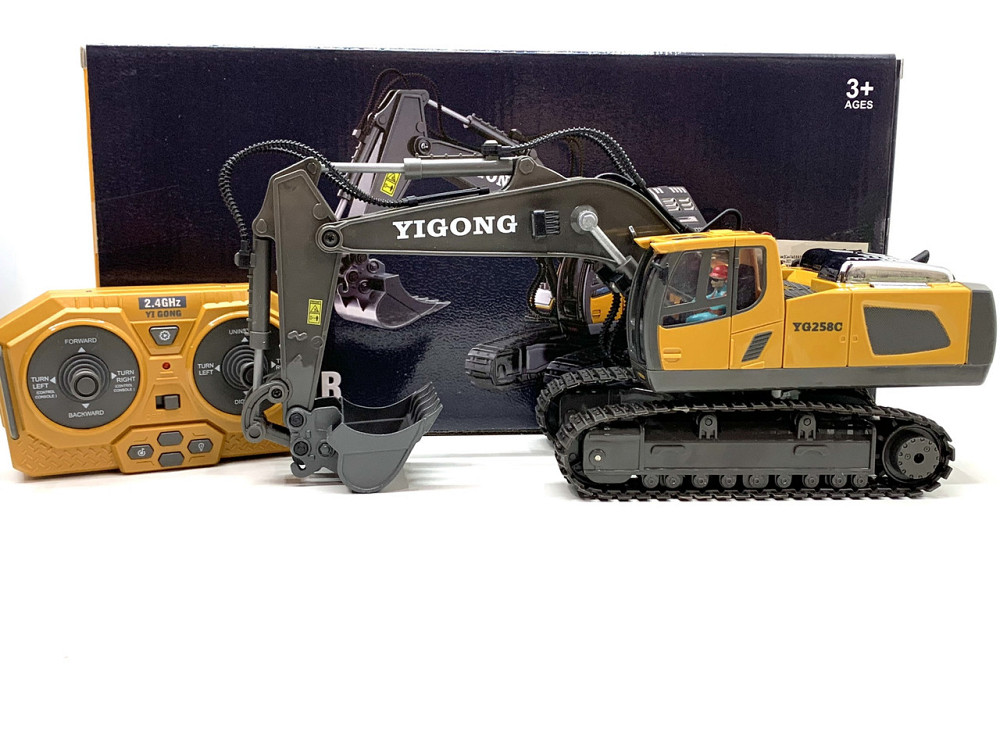 Екскаватор гусеничний на радіоуправлінні Вид 2 Жовто-чорний (ВС1037) Чернигов - изображение 4