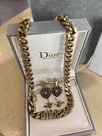 Набір кольє та  сережки  від Dior. Одеса