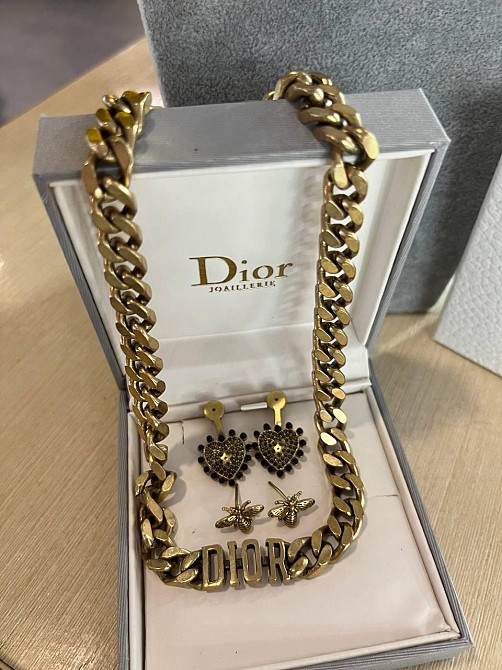 Набір кольє та  сережки  від Dior. Одеса - фото 3