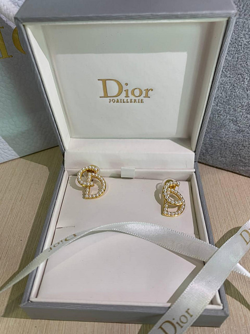 Діор  сережки / Dior Одеса - фото 3
