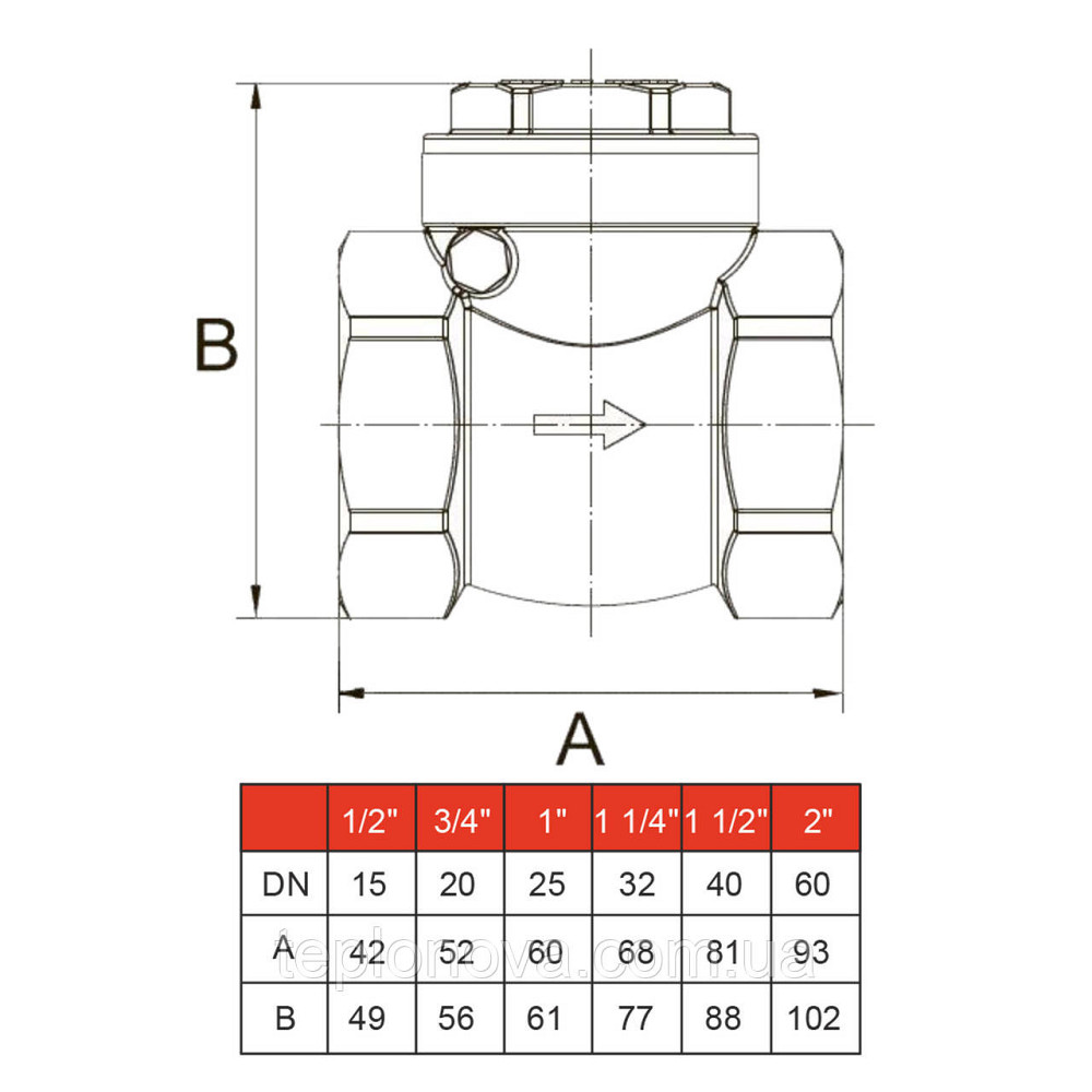 Клапан зворотного ходу води SOLOMON 3/4| хлопавка 130 Чернівці - фото 3