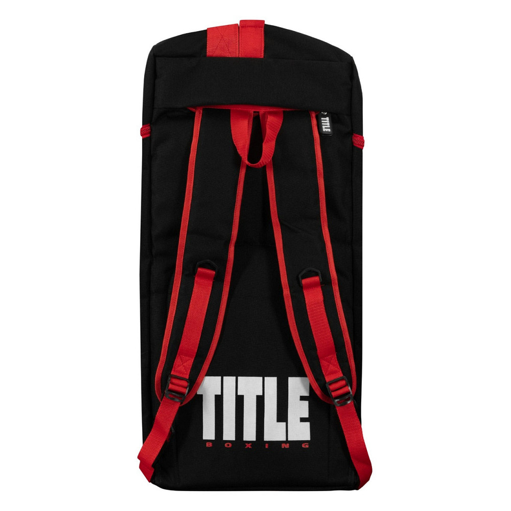 Спортивна сумка TITLE Boxing Champion Sport Bag/Backpack Black/Red Кам'янське - фото 8