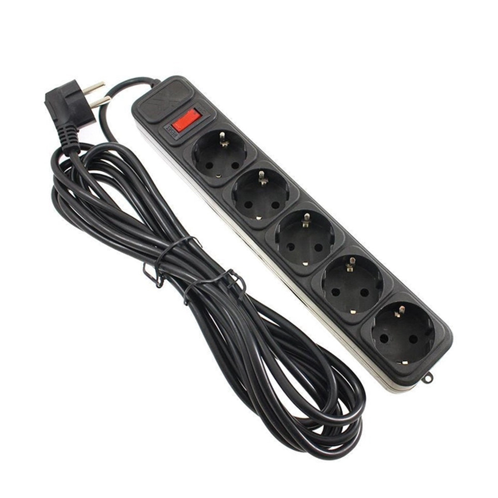 Мережевий фільтр Maxxter SPM5-G-15В, 4.5 м кабель, 5 розеток Київ - фото 2