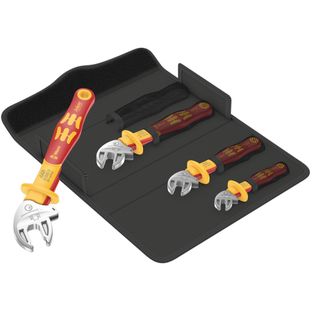 Набор универсальных ключей диэлектрических Wera 7-19мм 4шт, с авторегулировкой, 6004 VDE 4 Set 1 05020170001 Одесса - изображение 2