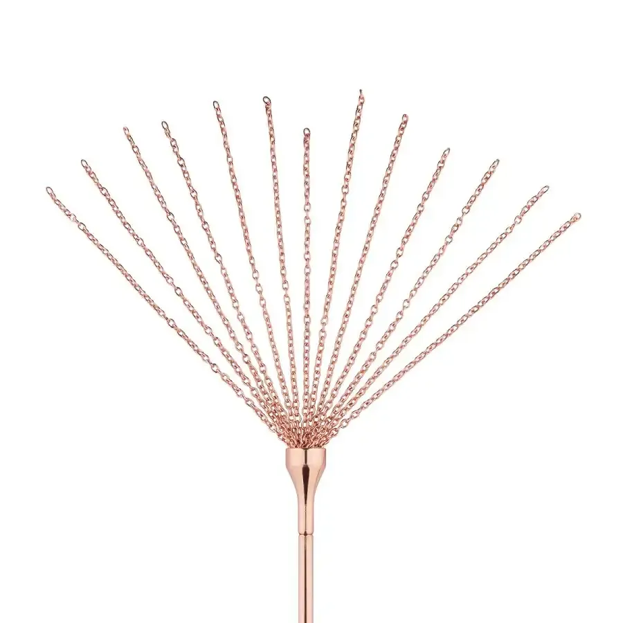 Лоскітка з металевим флогером Rosy Gold - Feather Tickler & Whip Львов - изображение 7