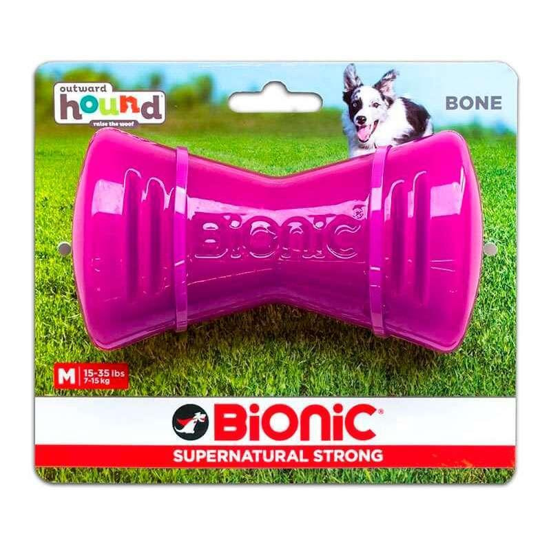 Игрушка для собак суперпрочная кость с отверстиями для лакомств Bionic Opaque Bone (Бионик Опак Боне) Фиолетовый Запорожье - изображение 6