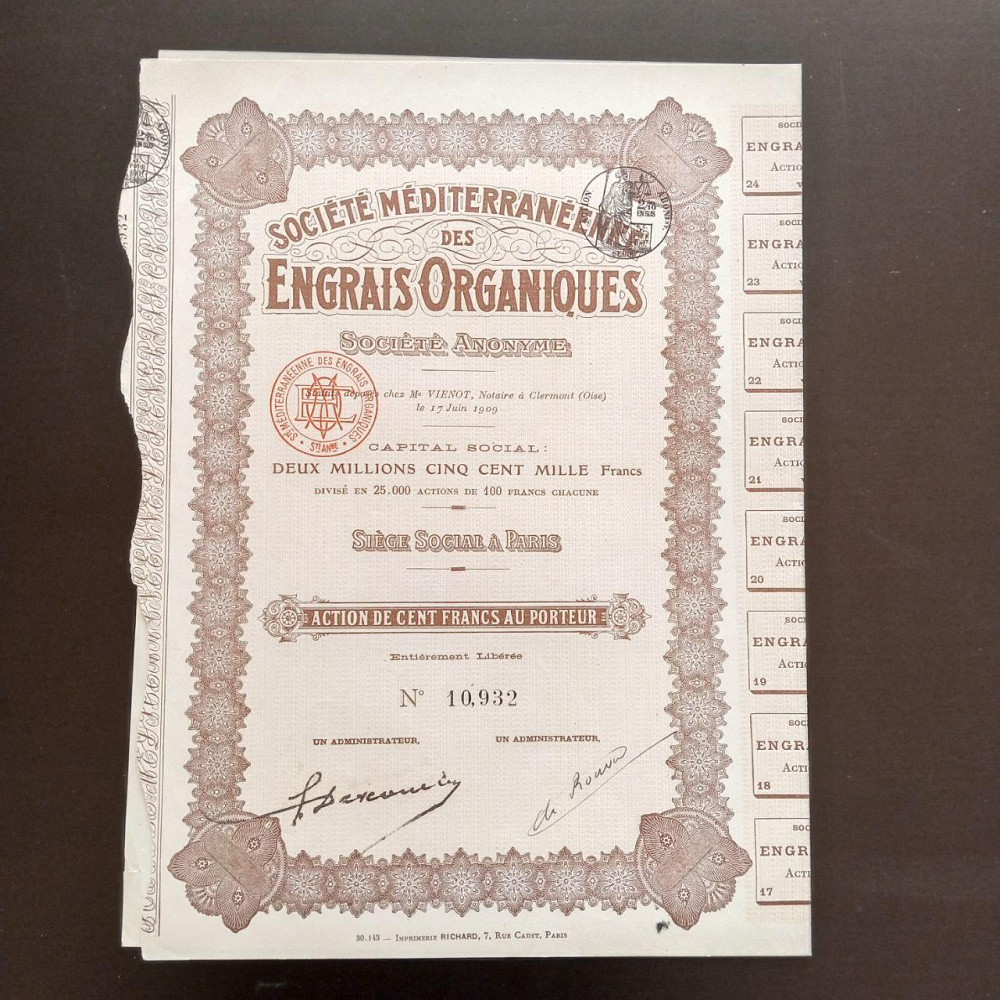 Акция. 1909 год №10,932 (Б-34) Полтава - изображение 1