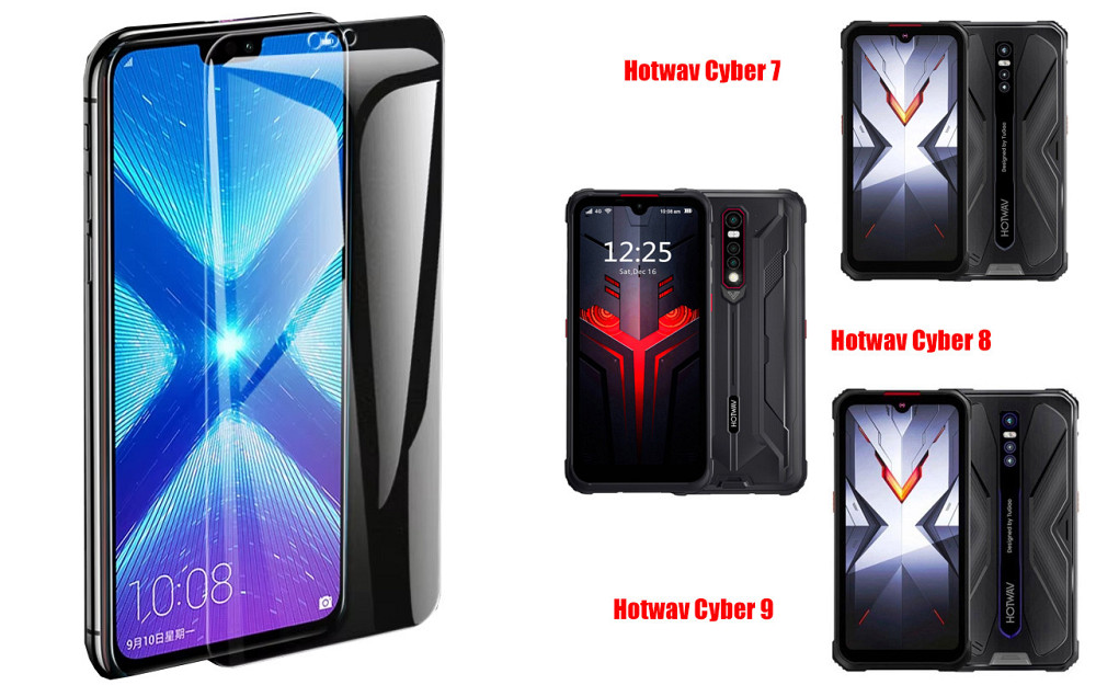 Защитное стекло NeoGlass для Hotwav Cyber 7, Cyber 8, Cyber 9 Pro – ультрапрозрачное и устойчивое Киев - изображение 2