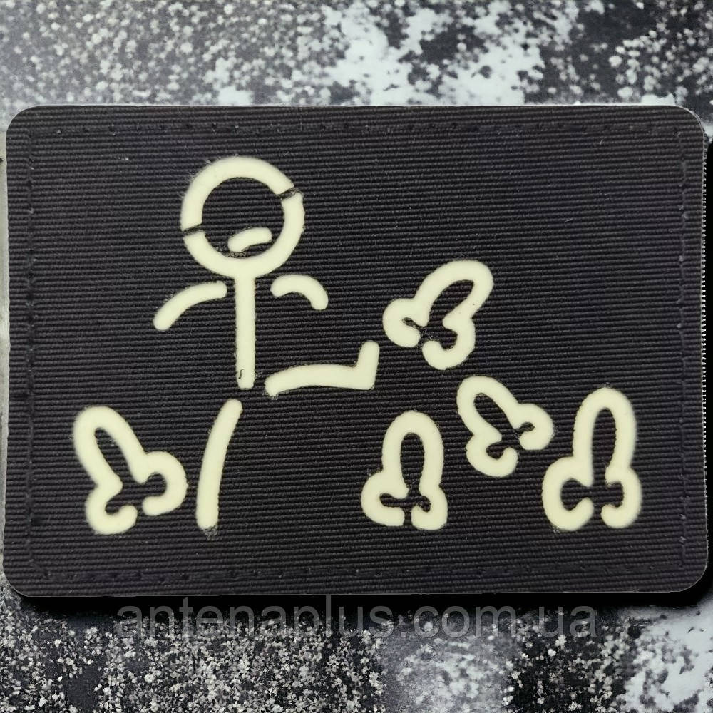 Пінатель Laser Cut чорний патч / шеврон Київ - фото 1