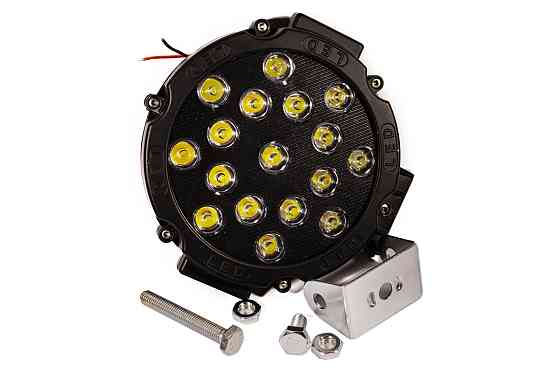 Світлодіодна фара AllLight 51W BLACK 17chip OSRAM 3535 spot 9-30V Харків