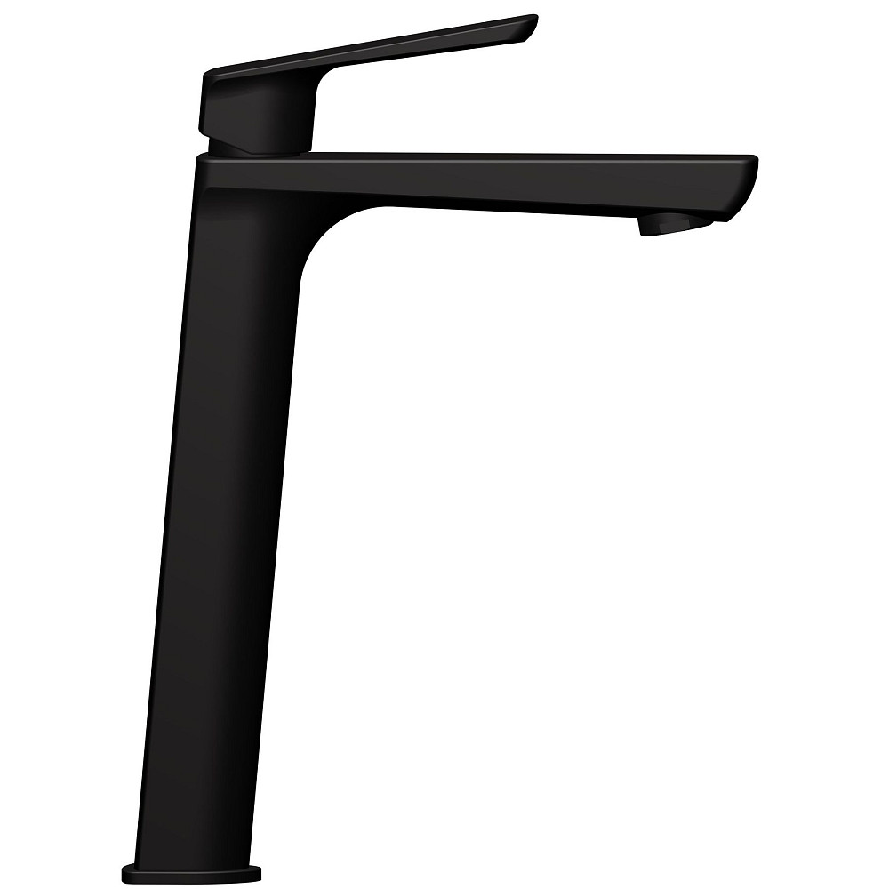 Змішувач для умивальника TOPAZ LEXI TL 21203-H57-BL високий,Чорний мат.,шланги TAQ-M1055,D25 Тернопіль - фото 2