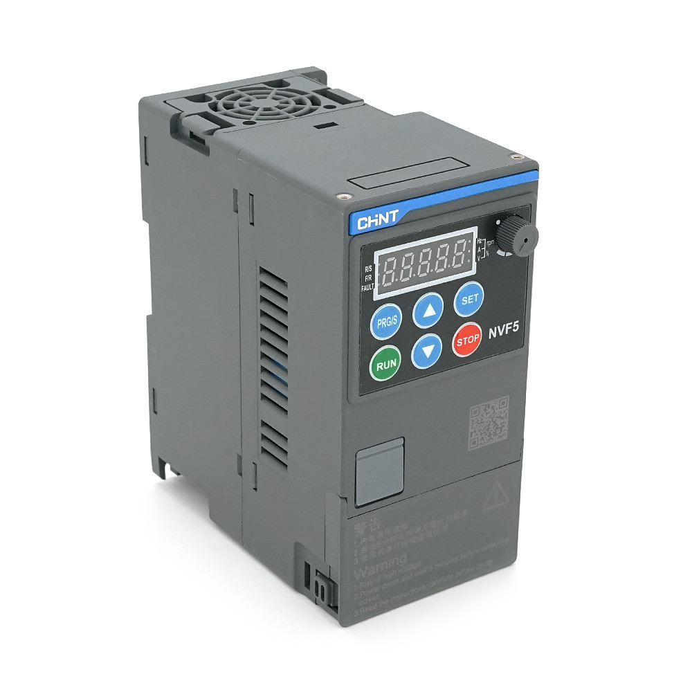 Перетворювач частоти CHINT NVF5-0.75/TD2, 0,75 кВт, 220В, 400Гц-max, векторний,1 фаза Київ - фото 1