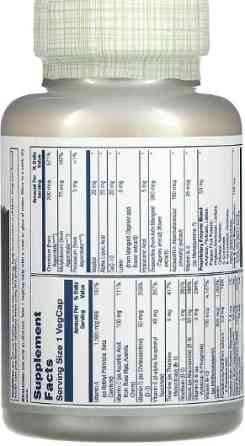 Мультивитамины 50+ Solaray Once Daily Adult 50+ Multi 90 vcaps Киев