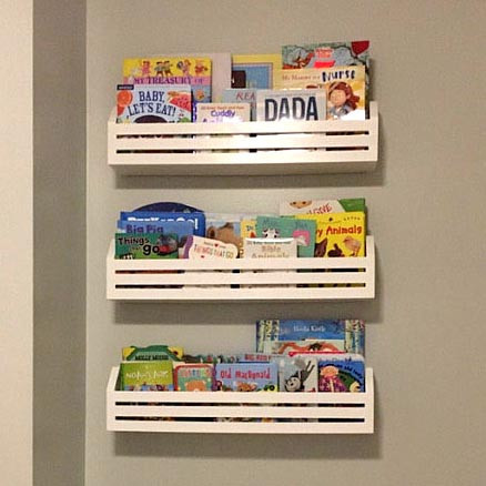 Настінна книжкова полиця "Атлас 80" зефір Миколаїв - фото 4