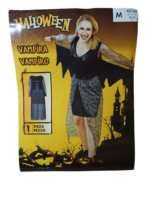 Жіноча сукня Вампір кажан для вечірки на Хелловін розмір M 42-44 чорно-сірий Київ - фото 5