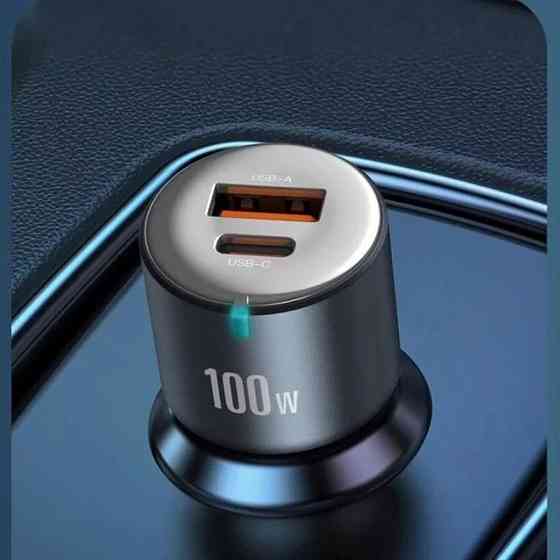 Автомобільний зарядний пристрій XO CC47 PD65W+USB35W (100W) Tarnish Black Рівне