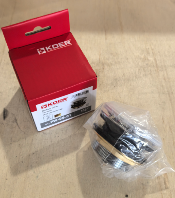 Донний клапан для ванної Koer PW-05-01 1 1/2''     ( KR3406 ) 28577 Харьков - изображение 10