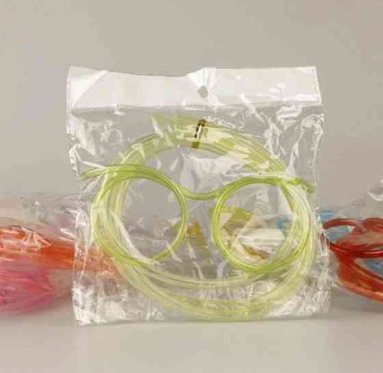 Окуляри трубочка дитячі для пиття one size жовтий Київ