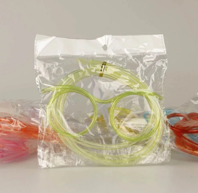 Окуляри трубочка дитячі для пиття one size жовтий Київ - фото 4