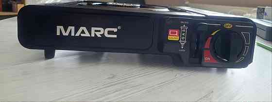Газовая плита Marc EM BDZ-155-A 2.3кВт c пьезоподжигом и кейсом Черный Киев