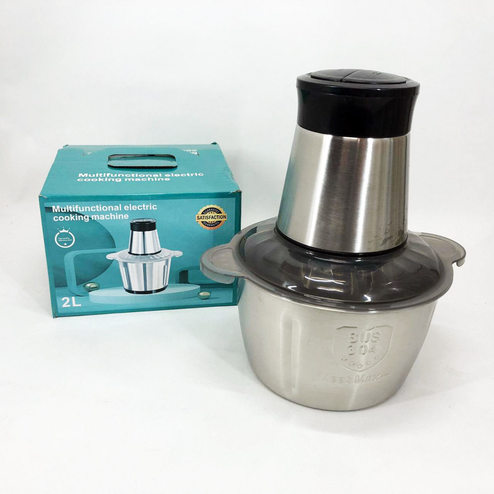 Блендер електричний для смузі 1200 W, Електричний блендер подрібнювач, Чопер для кухні AO-85 Львів - фото 6