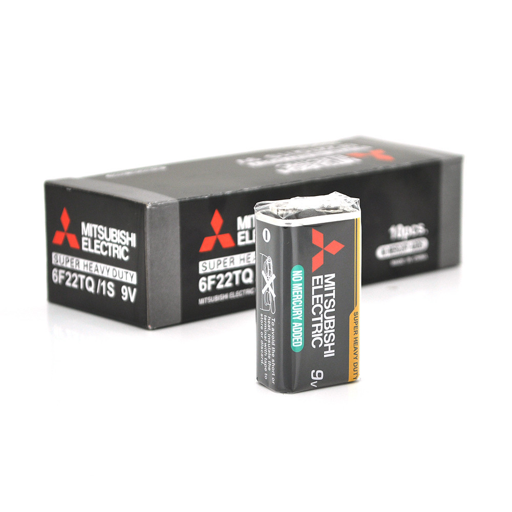Батарейка Super Heavy Duty MITSUBISHI 9V 1S shrink pack,500pcs/ctn Полтава - изображение 1