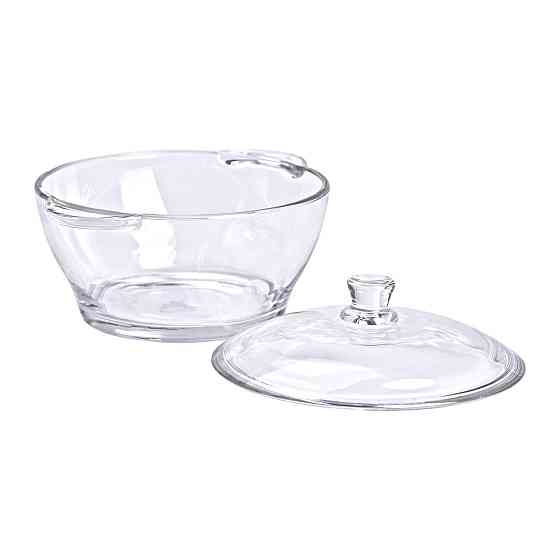 Скляна супниця з кришкою 1 л, Ø 15.5 см Київ