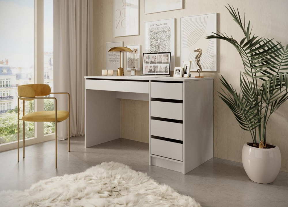 Стіл туалетний письмовий Perfect Home Ада / Ada 5S/120 з 5 шухлядами Кашемір (PFH-091309) Дніпро - фото 2