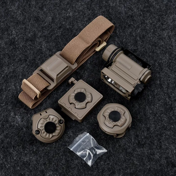 Фонарь тактический Sidewinder Compact II на шлем + CR123A (Койот) Киев