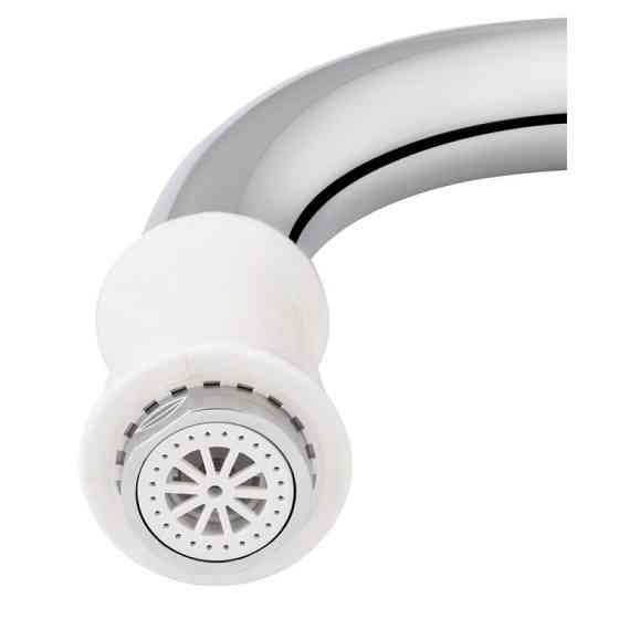Проточний кран-водонагрівач кухонний для кухні Lidz Warm 058 LDWAR058WCR24985 White / Chrome Харків