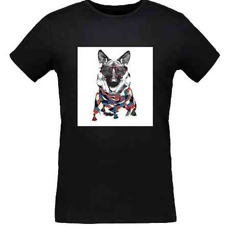 Черная женская футболка с рисунком Черновцы