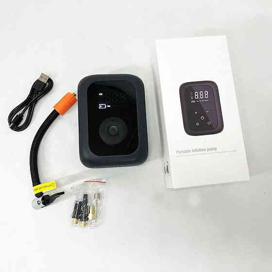 Компресор для підтримки тиску в шинах CZK-4234, Портативний повітряний насос, Компресор підкачки шин AF-13 Львів