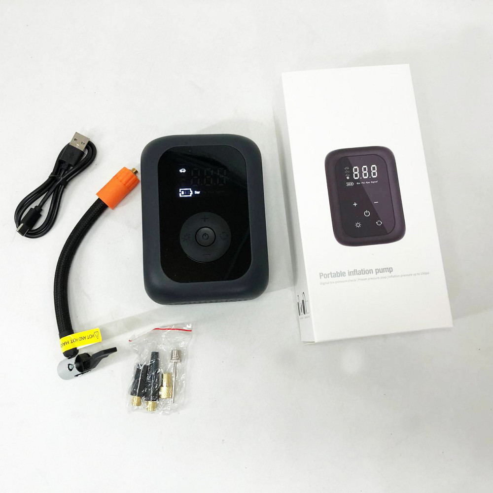 Компресор для підтримки тиску в шинах CZK-4234, Портативний повітряний насос, Компресор підкачки шин AF-13 Львів - фото 5