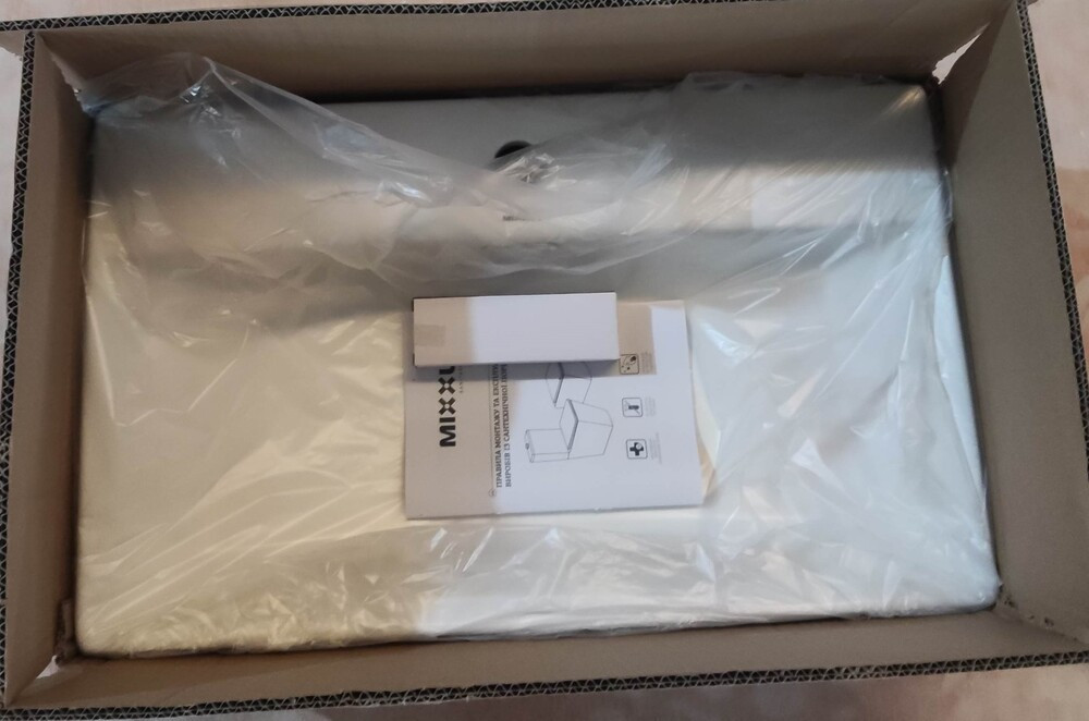 Раковина підвісна Mixxus Premium QUADRO-0206 600х360х130mm з отвором під змішувач та переливом  ( MP6509 ) 25223 Харків - фото 10