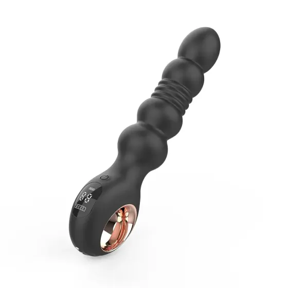 Анальний вібратор з пульсацією Loviss Thor Thrusting Anal Plug, 2 мотори Львів