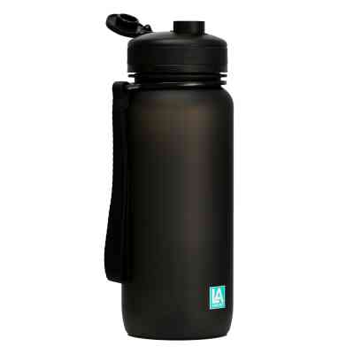 Бутылка для воды Line Art Flores 650 мл чорний (60014218LA-01) Вінниця