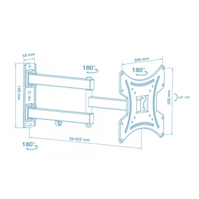 Кронштейн Walfix R-353W Вінниця - фото 2